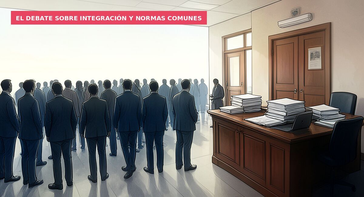 El debate sobre integración y normas comunes
