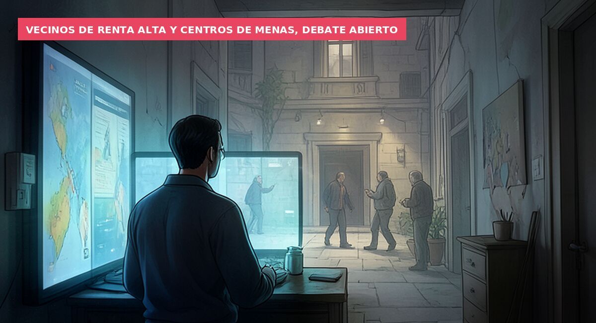 Vecinos de renta alta y centros de menas, debate abierto