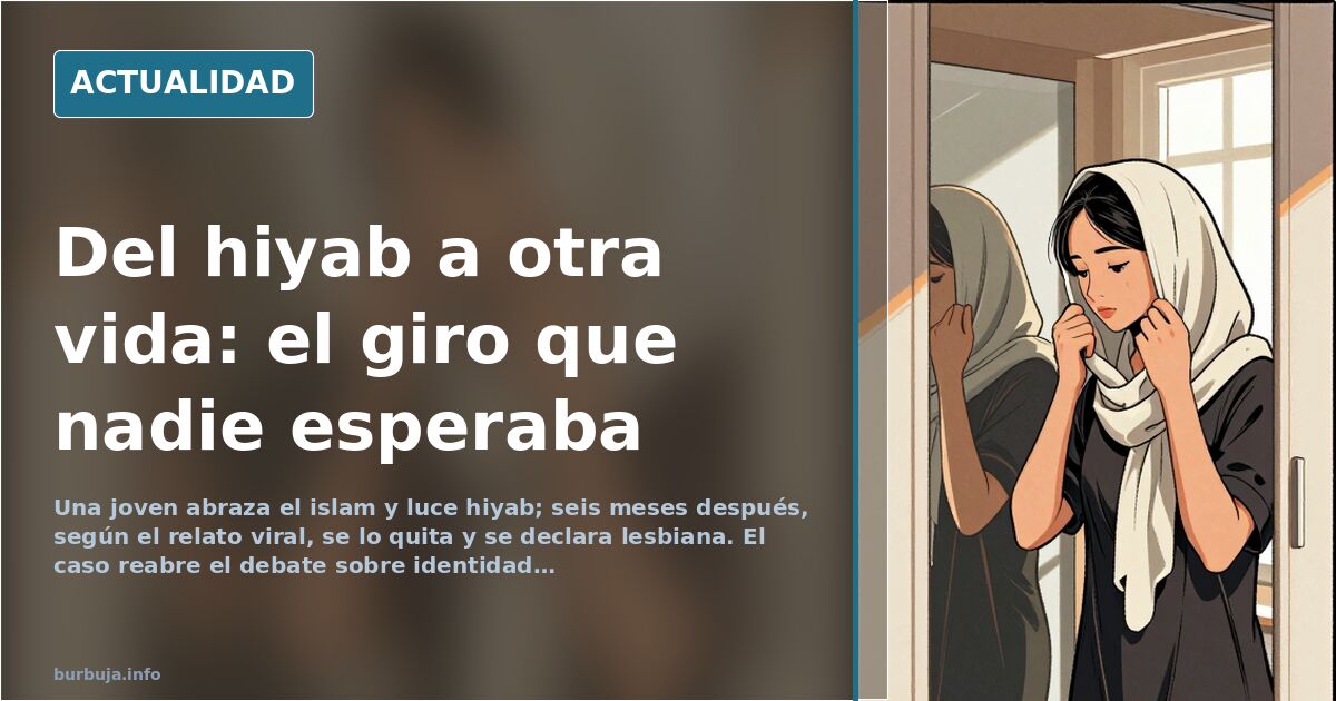El hiyab y el giro viral de una joven