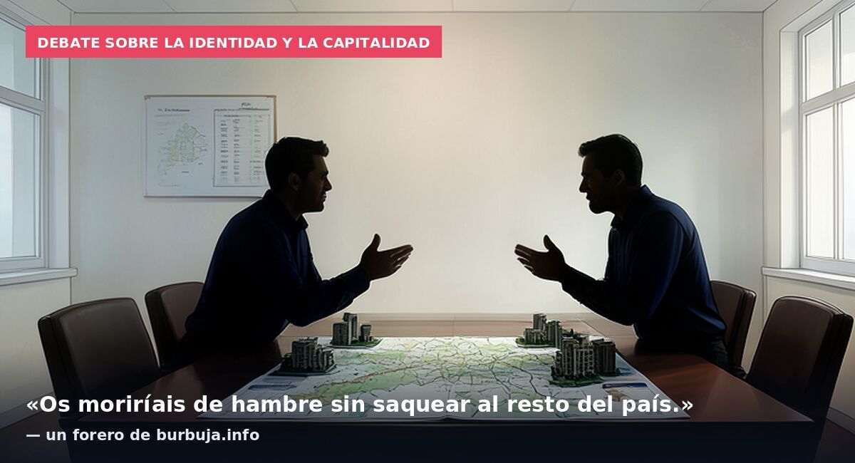 Debate sobre la identidad y la capitalidad: «Os moriríais de hambre sin saquear al resto del país.» — un forero de burbuja.info