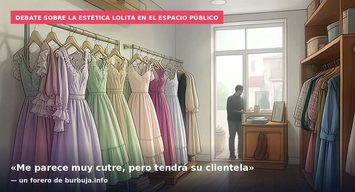 Debate sobre la estética lolita en el espacio público: «Me parece muy cutre, pero tendrá su clientela» — un forero de burbuja.info