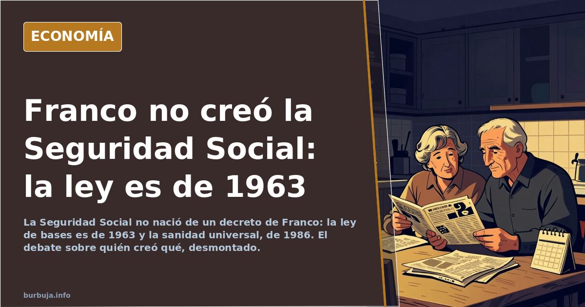Ilustración editorial de un edificio institucional con documentos apilados y una cartilla sanitaria, símbolo de la Seguridad 