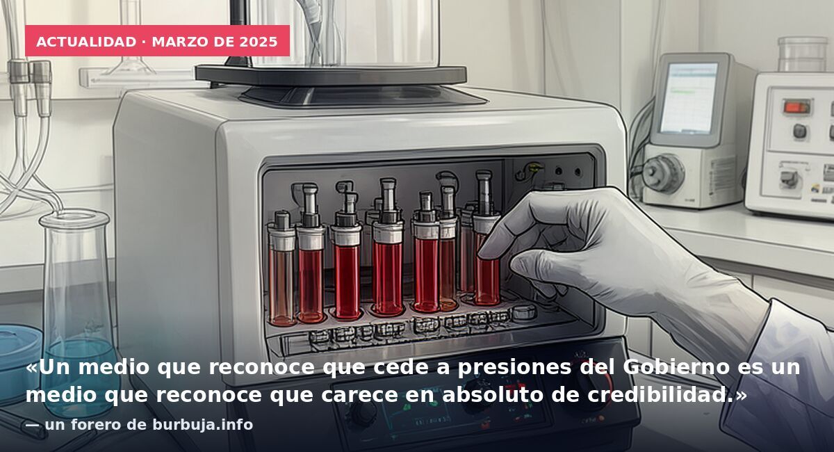 Actualidad · marzo de 2025: «Un medio que reconoce que cede a presiones del Gobierno es un medio que reconoce que carece en absoluto de credibilidad.» — un forero de burbuja.info