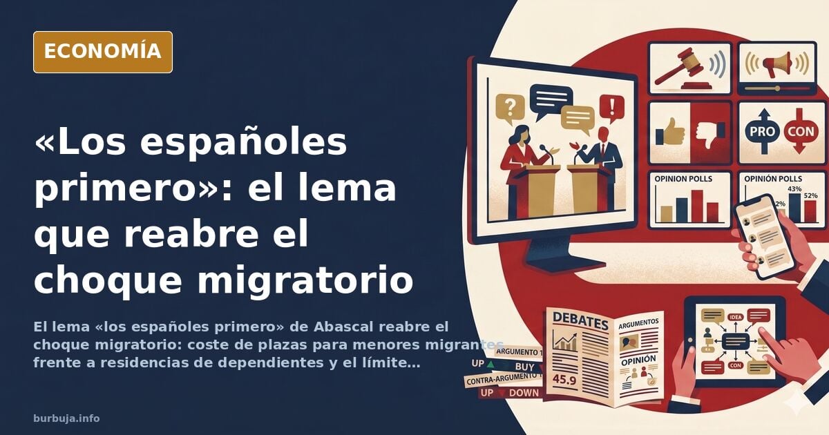 Abascal’s ‘Spain First’ slogan fuels migration tensions