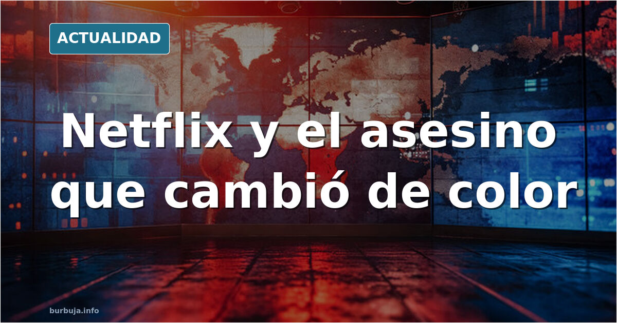 Pantalla de televisión mostrando una serie de Netflix con un adolescente, en una ilustración editorial sobre la polémica de A