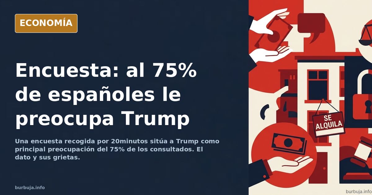 Ilustración editorial de una multitud observando una pantalla gigante con la silueta de un edificio gubernamental estadounide