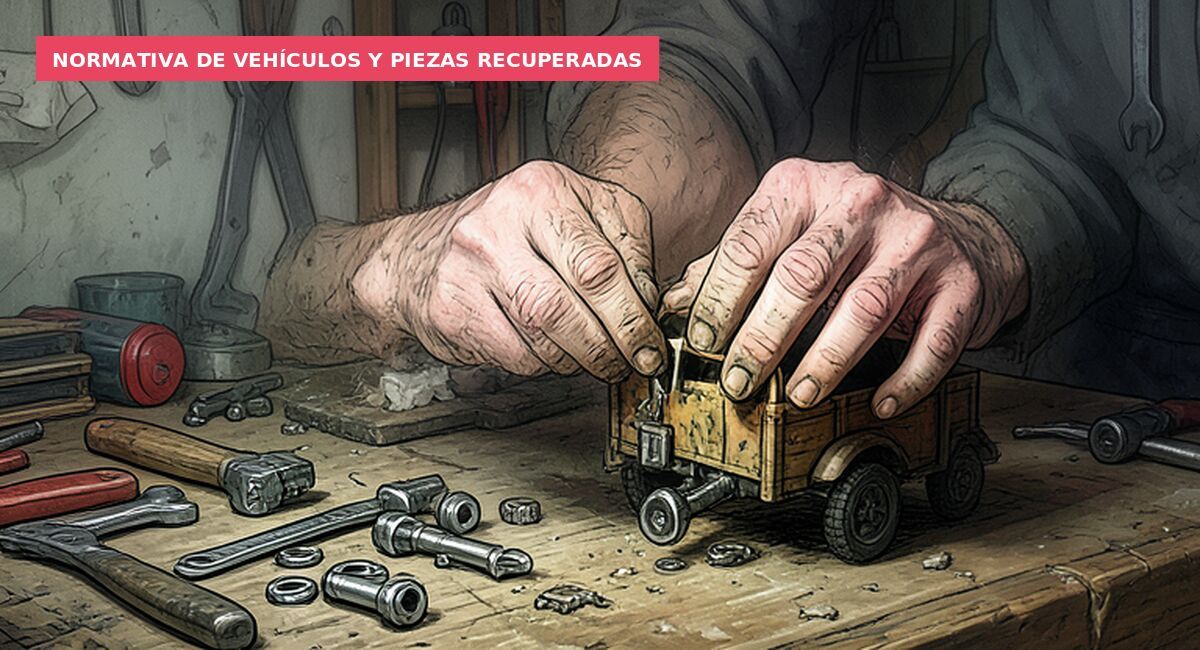 Normativa de vehículos y piezas recuperadas