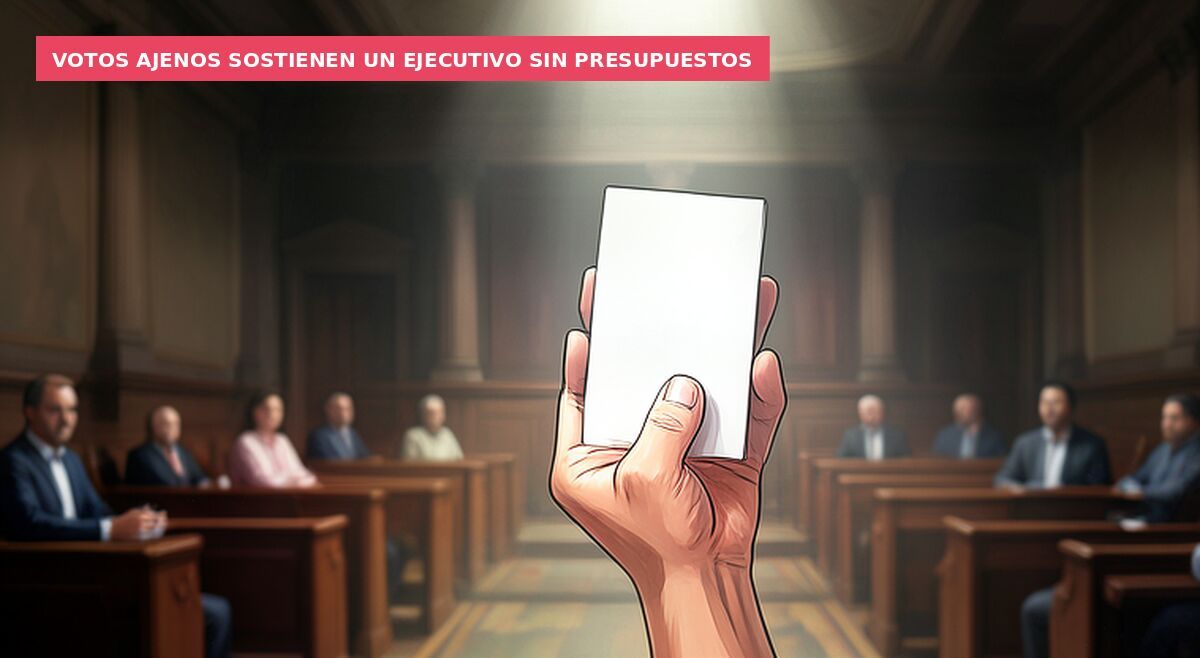 Votos ajenos sostienen un Ejecutivo sin Presupuestos