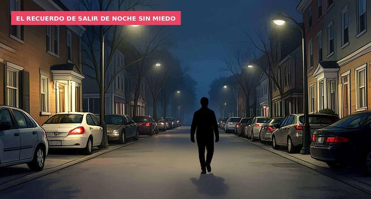 El recuerdo de salir de noche sin miedo