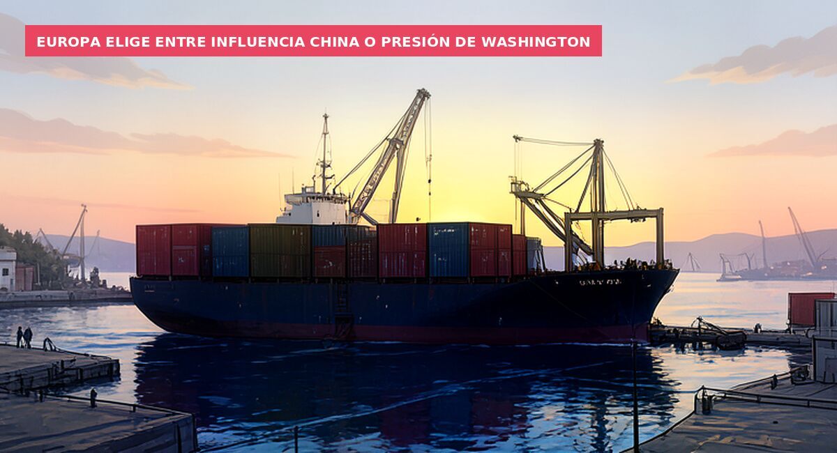Europa elige entre influencia china o presión de Washington