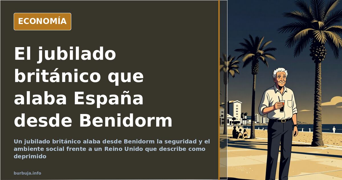 Un jubilado británico compara Benidorm con Reino Unido