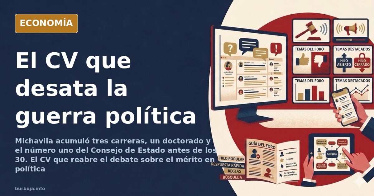 Michavila: tres carreras y dos oposiciones antes de los 30