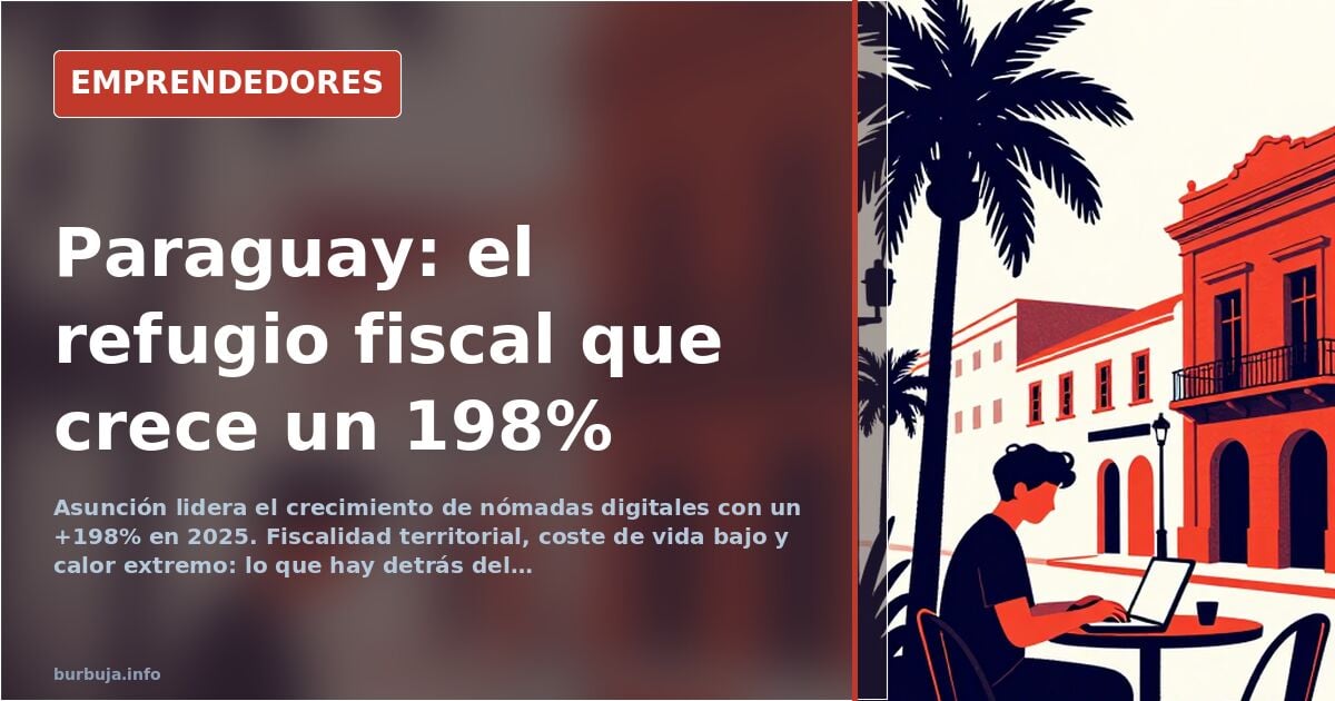 Paraguay, el destino que crece un 198% entre nómadas