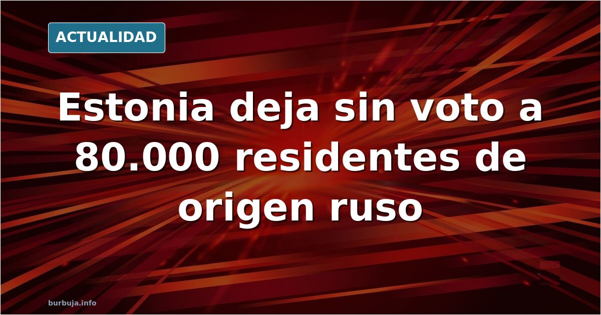 Urna electoral en un colegio de Estonia con papeletas y una fila de votantes esperando en un interior sobrio