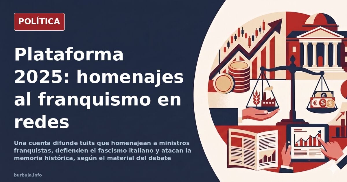 Plataforma 2025: Twitter-Account verherrlicht Franco-Diktatur