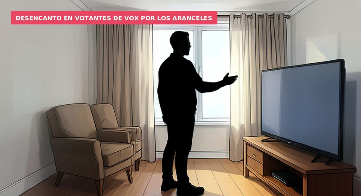 Desencanto en votantes de VOX por los aranceles
