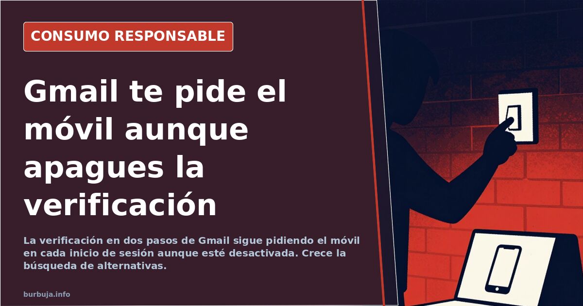 Pantalla de inicio de sesión de Google pidiendo un código de verificación en dos pasos enviado al móvil