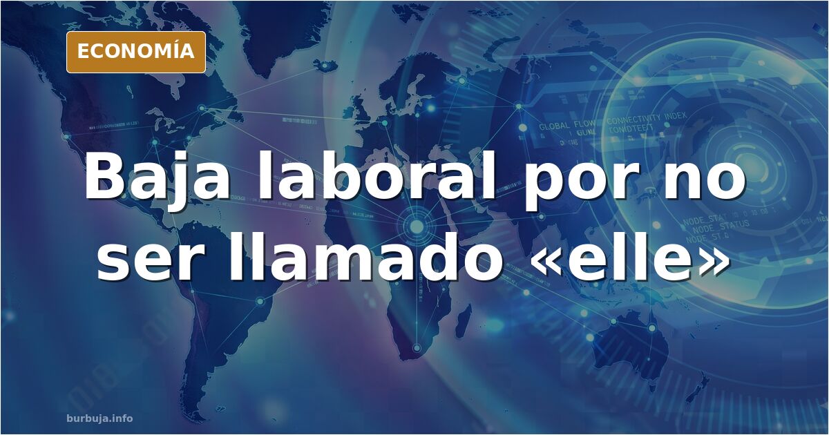 Ilustración editorial de un aula vacía con una silla de docente y una pizarra, símbolo del debate sobre el pronombre elle en 