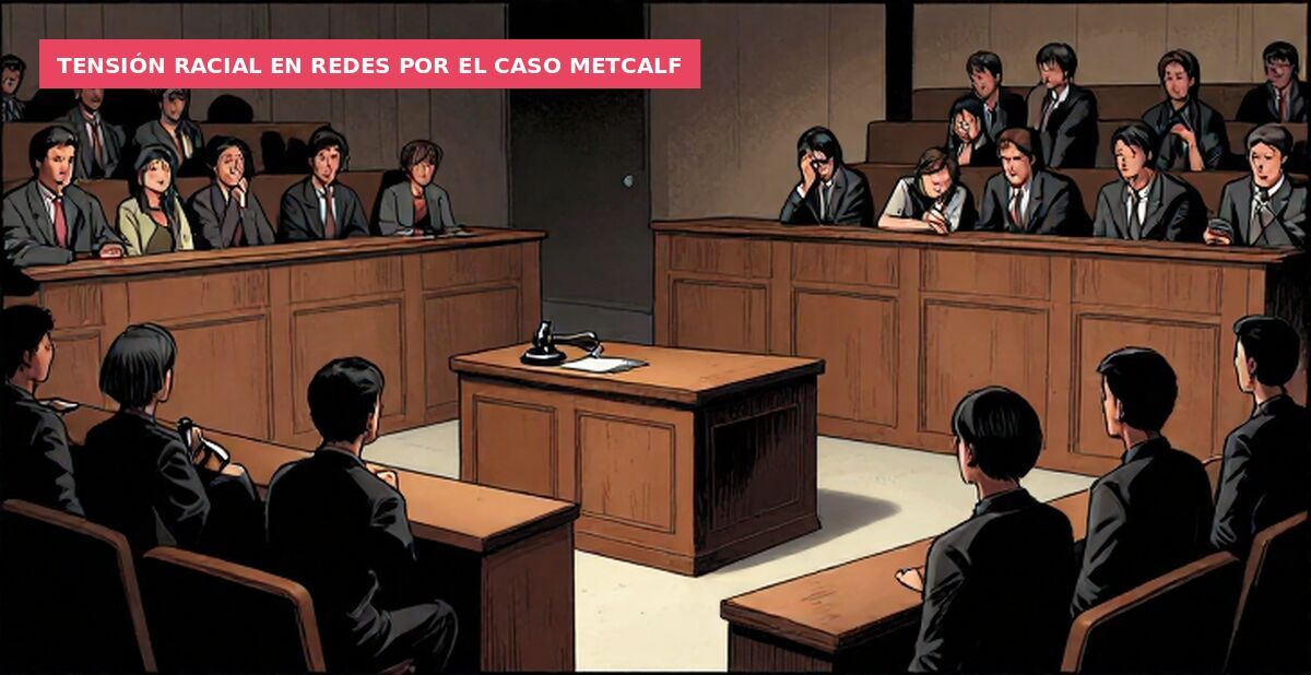 Tensión racial en redes por el caso Metcalf