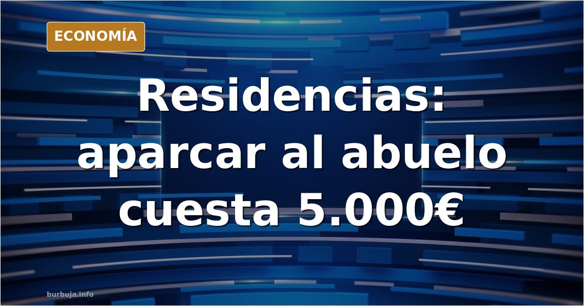 Pasillo de residencia de ancianos con mayores sentados en sillas alrededor de la pared, sin actividad, bajo luz fría