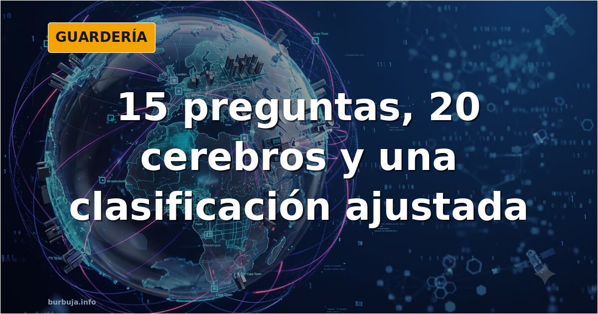 Torneo de cultura general: 15 preguntas y 20 participantes