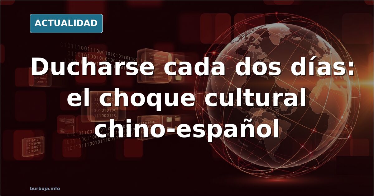 Jóvenes conversando en un podcast sobre rutinas de higiene y diferencias culturales entre China y España