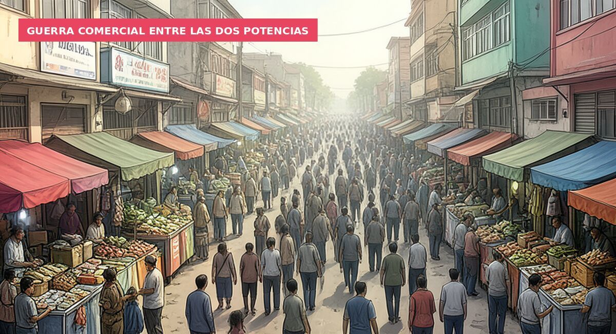Guerra comercial entre las dos potencias