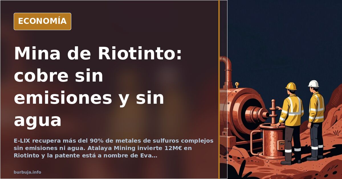 E-LIX: la patente española que recupera más del 90% del cobre sin emisiones