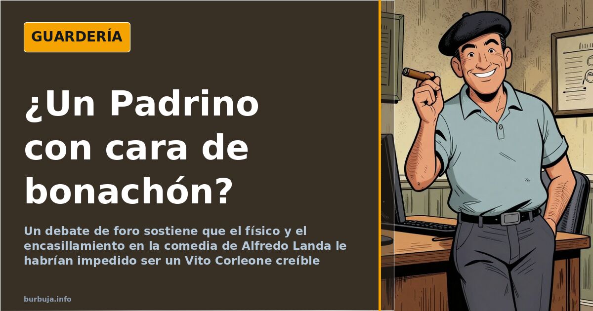 Alfredo Landa como Vito Corleone: el papel que no le encajaba