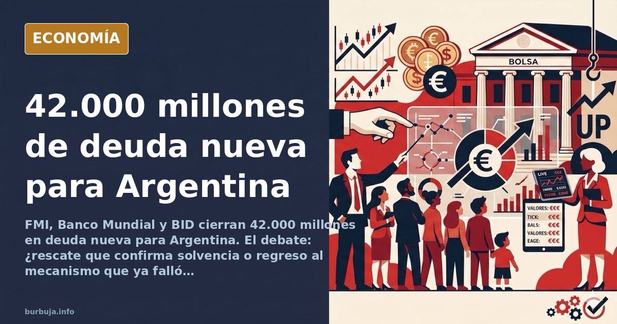 Ilustración editorial de un edificio institucional con columnas y una balanza dorada sobre fondo azul marino, símbolo del res