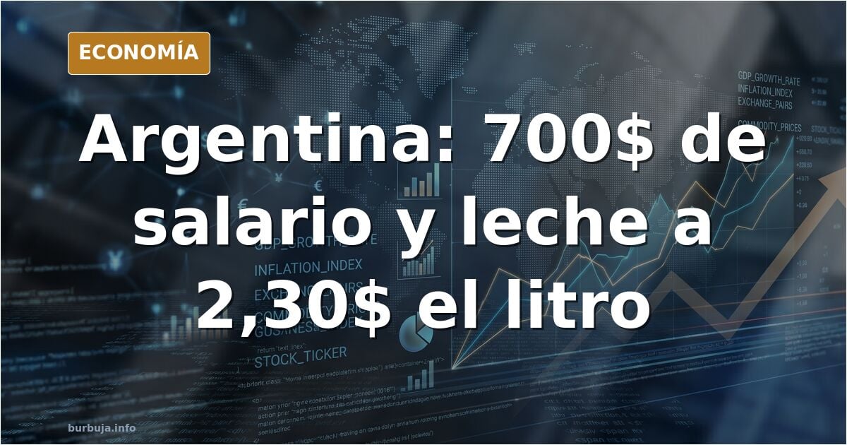Ilustración editorial de billetes de peso argentino y dólar estadounidense sobre un mapa de Argentina con gráfico de deuda cr