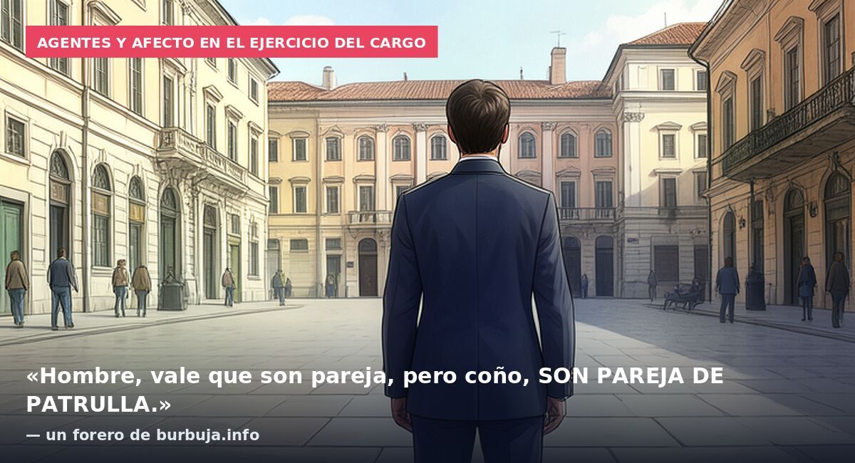 Agentes y afecto en el ejercicio del cargo: «Hombre, vale que son pareja, pero coño, SON PAREJA DE PATRULLA.» — un forero de burbuja.info
