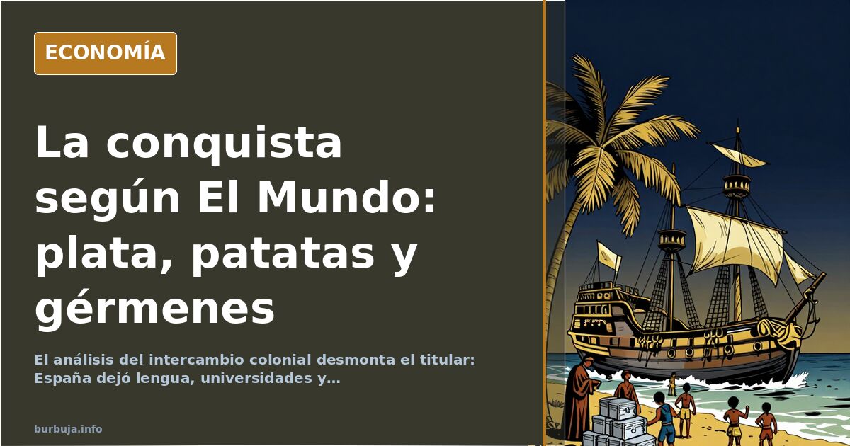 El Mundo y la conquista: «nos llevamos la plata y dejamos gérmenes»