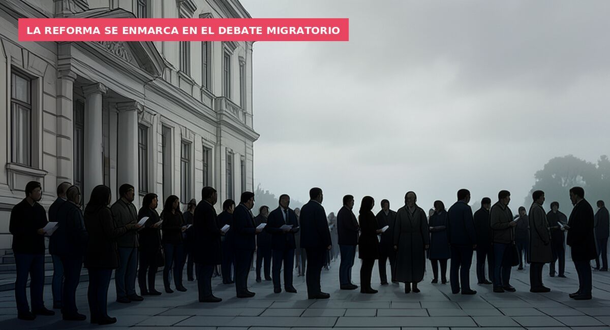 La reforma se enmarca en el debate migratorio