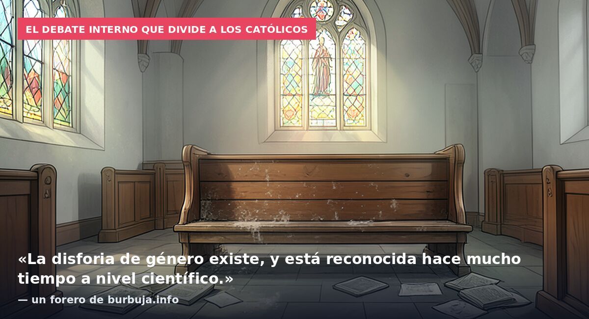 El debate interno que divide a los católicos: «La disforia de género existe, y está reconocida hace mucho tiempo a nivel científico.» — un forero de burbuja.info