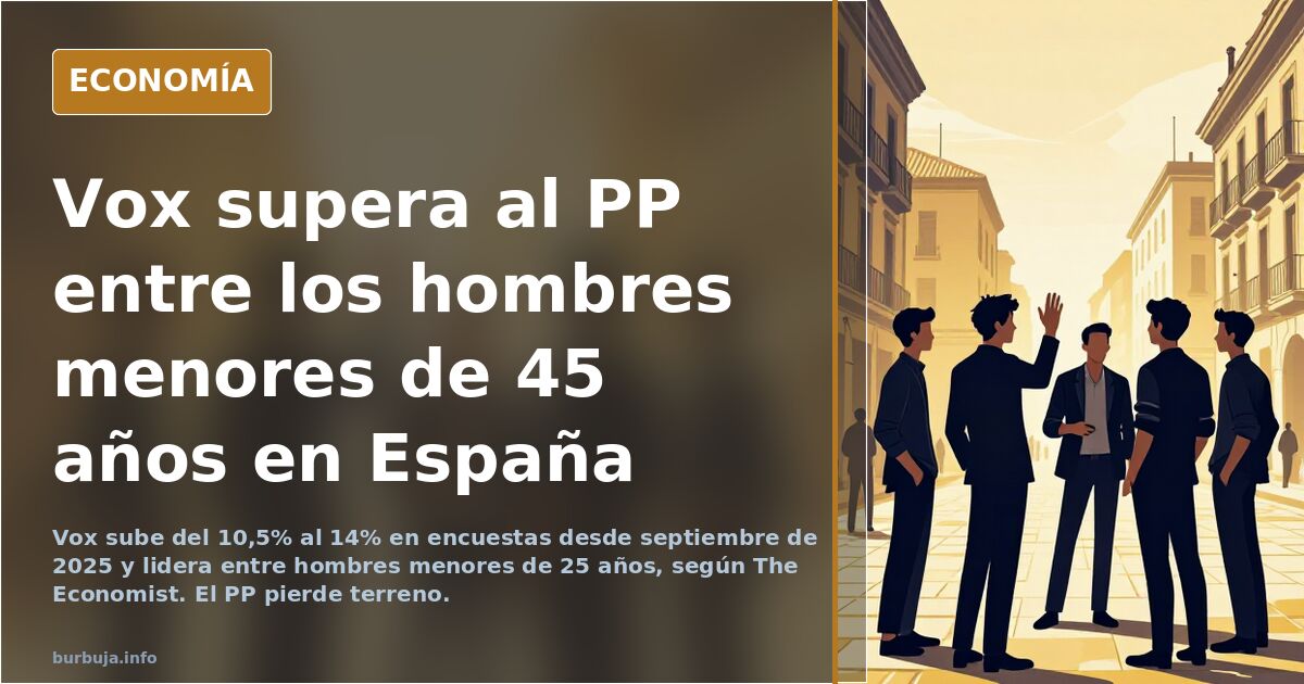 The economist: los jóvenes en españa adoran la línea dura de vox. posible sorpasso al pp
