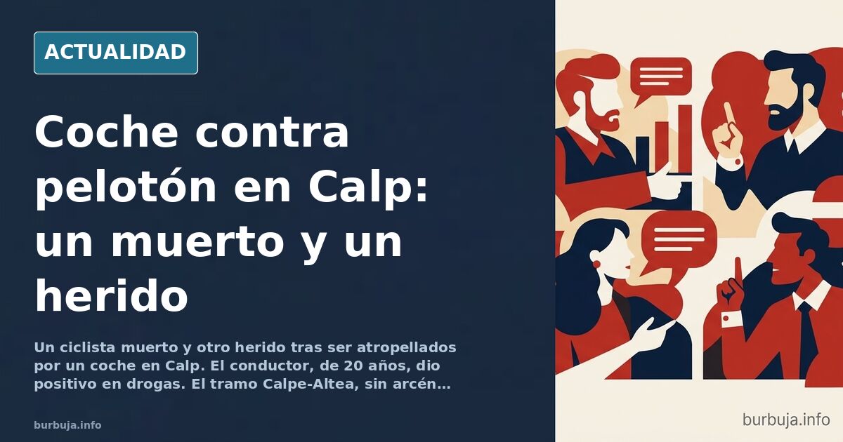 Tramo de carretera con curvas y túnel entre Calpe y Altea, con arcén mínimo y señalización de tráfico en una vía interurbana