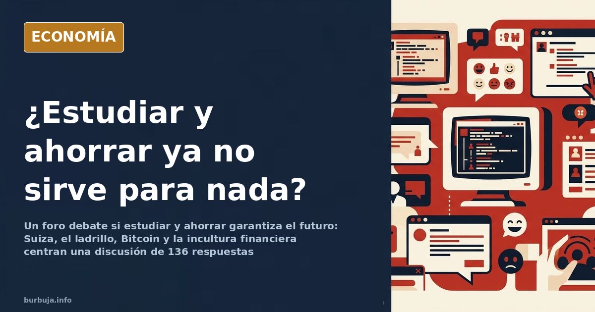 El futuro es de los que han estudiado y ahorrado: el debate que divide España