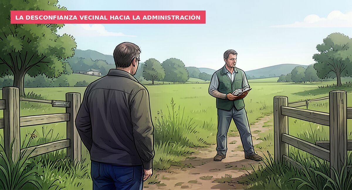 La desconfianza vecinal hacia la administración