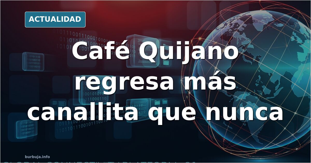 Portada del disco Miami 1990 de Café Quijano con los tres integrantes en chaqueta de lino frente a palmeras y un coche deport