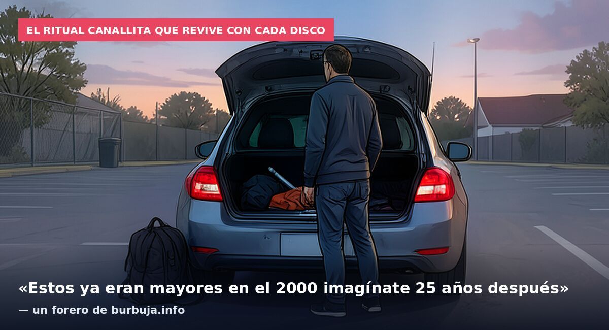 El ritual canallita que revive con cada disco: «Estos ya eran mayores en el 2000 imagínate 25 años después» — un forero de burbuja.info