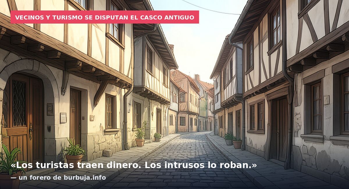 Vecinos y turismo se disputan el casco antiguo: «Los turistas traen dinero. Los intrusos lo roban.» — un forero de burbuja.info