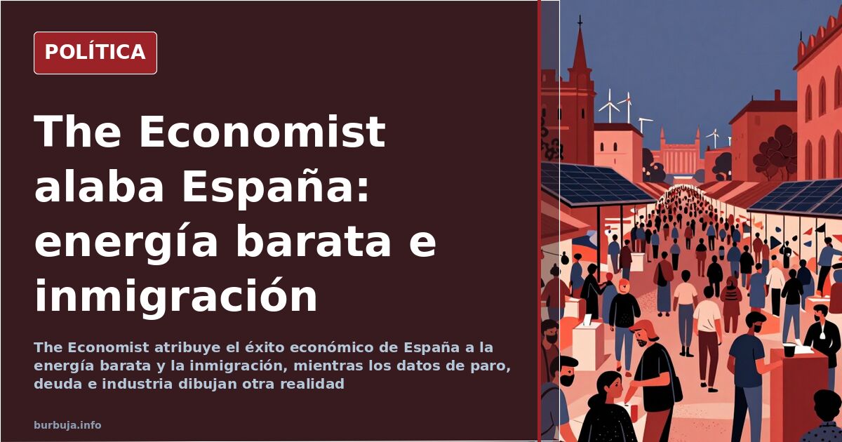 The Economist credits cheap energy and immigration for Spain's economic success