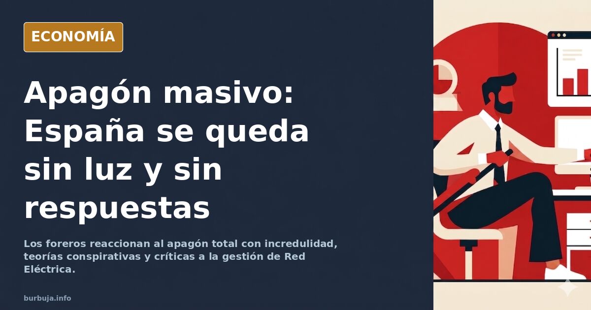 Apagón masivo españa