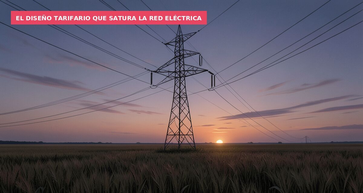 El diseño tarifario que satura la red eléctrica