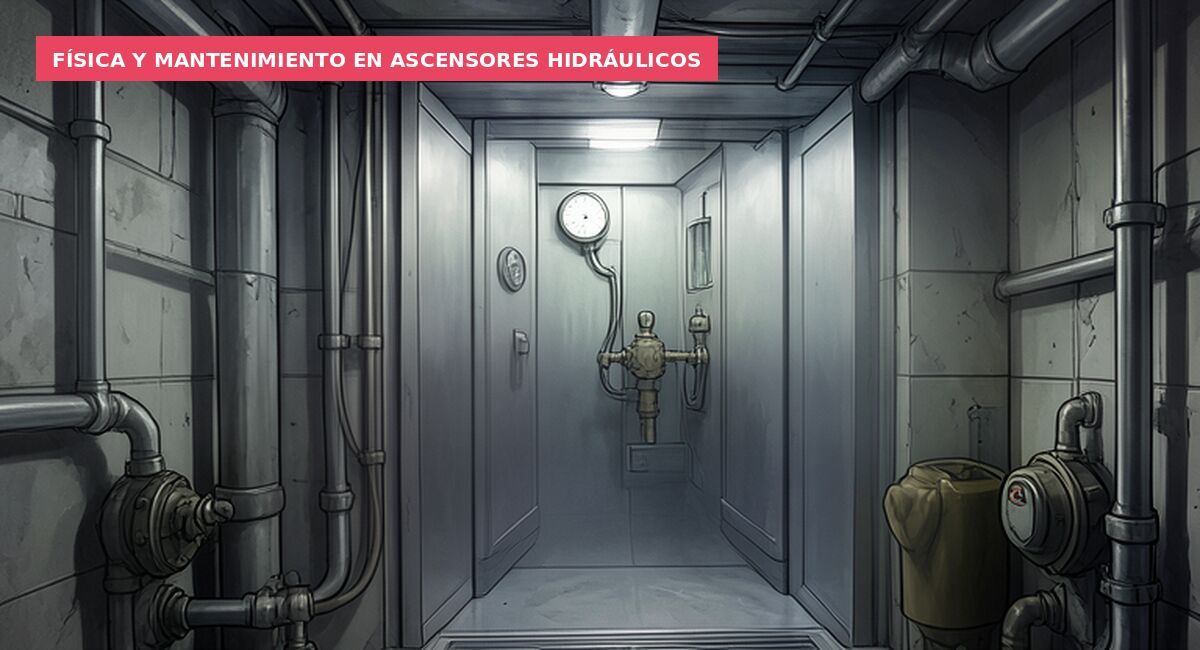 Física y mantenimiento en ascensores hidráulicos