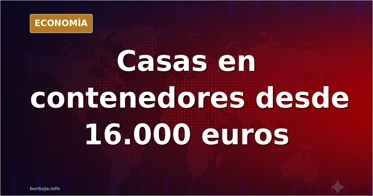Contenedores vivienda desde 16.000 euros llegan a Palma