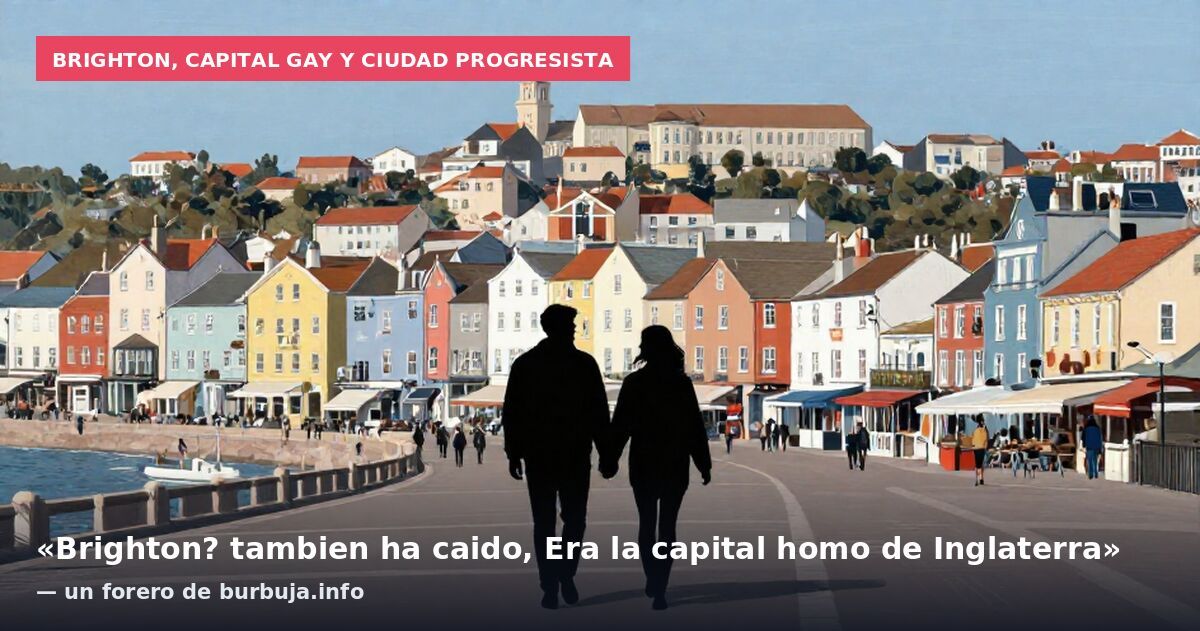 Brighton, capital gay y ciudad progresista: «Brighton? tambien ha caido, Era la capital homo de Inglaterra» — un forero de burbuja.info