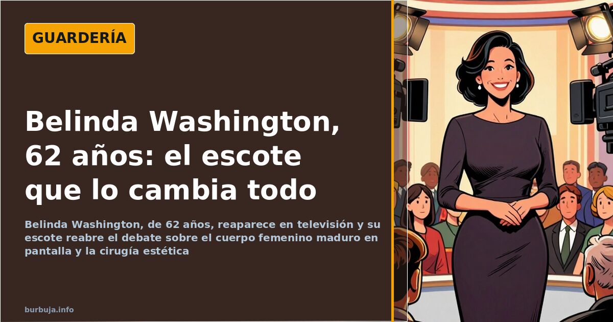 Belinda Washington de 62 años en el plató del Hormiguero con escote negro y gesto sonriente ante las cámaras