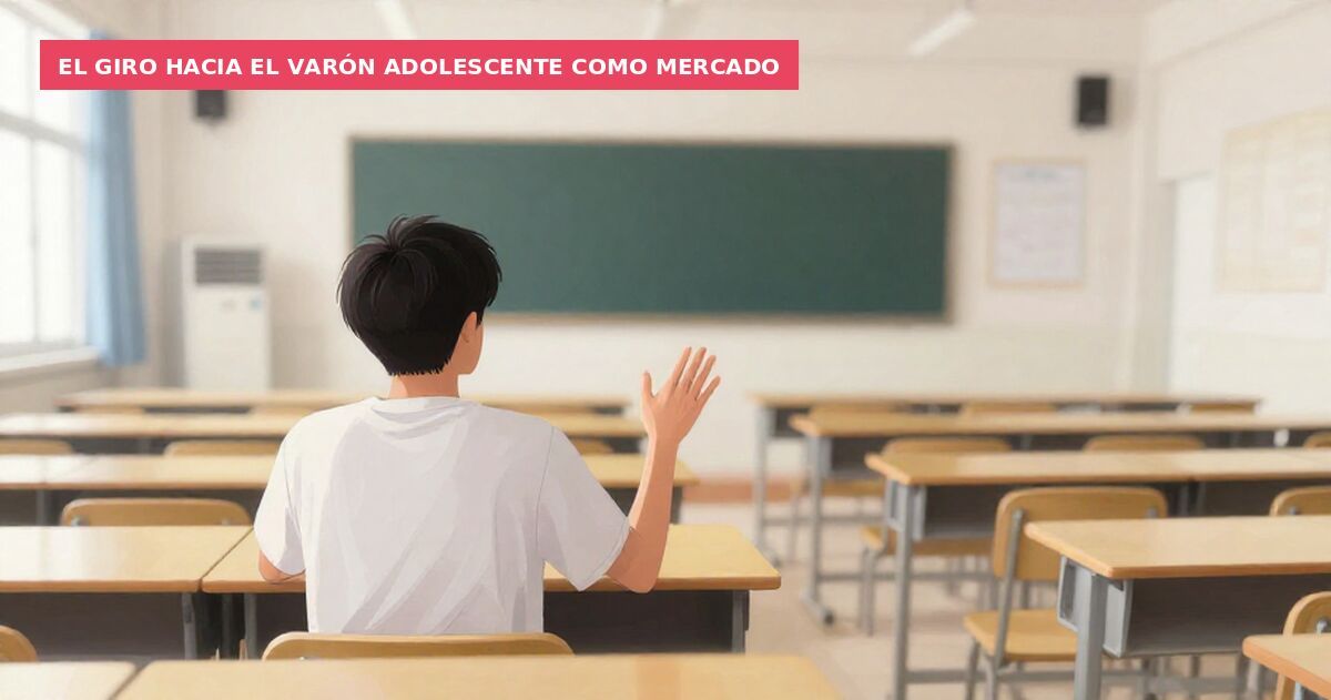 El giro hacia el varón adolescente como mercado